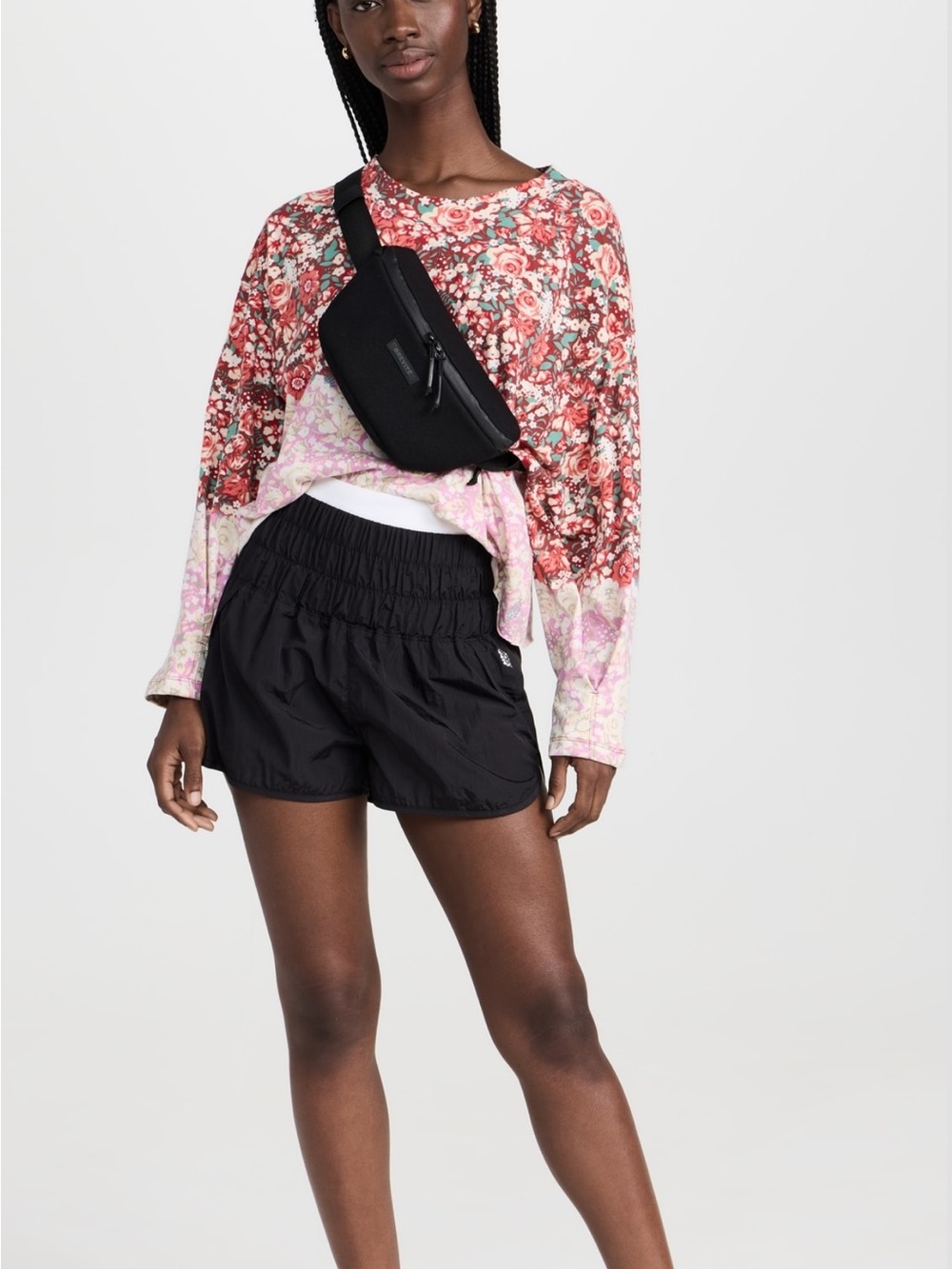 FP Movement The Way Home Run Shorts Black XS High Rise Athletic Running Activewe - Picture 3 of 14
